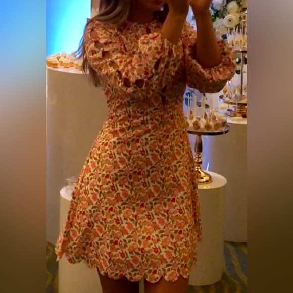 Long Sleeve Floral Print Dress - Picture 12 of 12